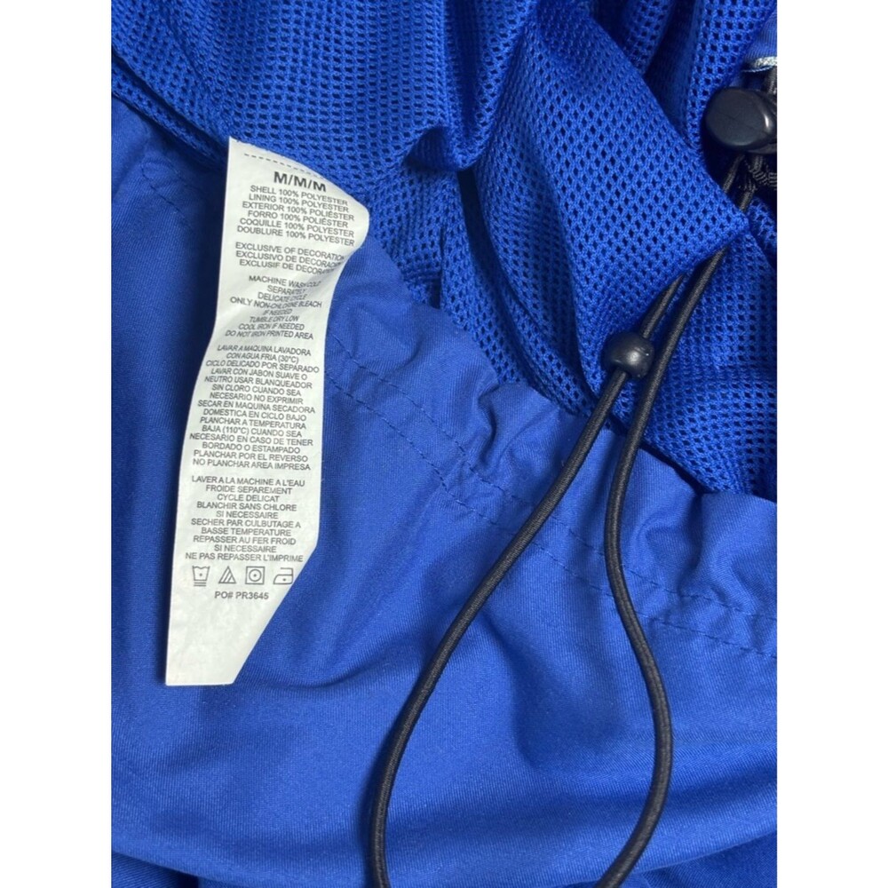 PGA Tour Blue Half-Zip Windbreaker Gray Shoulder Panels Men’s M - Picture 6 of 9